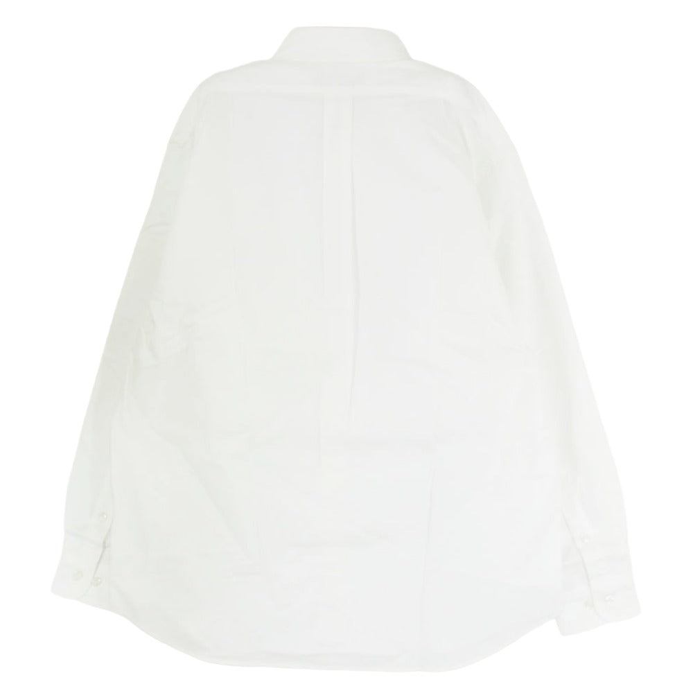 GOD SELECTION XXX ゴッドセレクション B.D SHIRT ボタンダウン オックスフォード シャツ ホワイト系 L【美品】【中古】