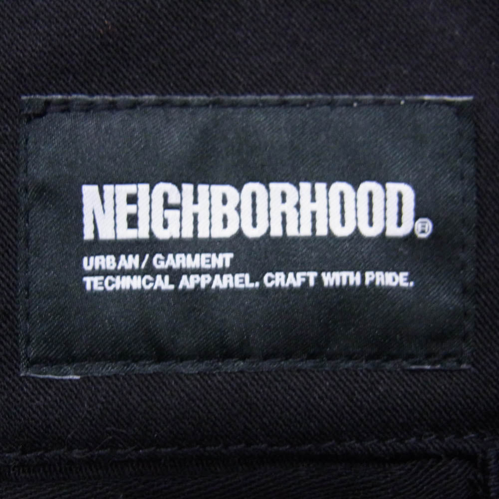 NEIGHBORHOOD ネイバーフッド 25SS 251SPNH-PTM01 WP WIDE PANTS ワイドパンツ ブラック系 M【中古】