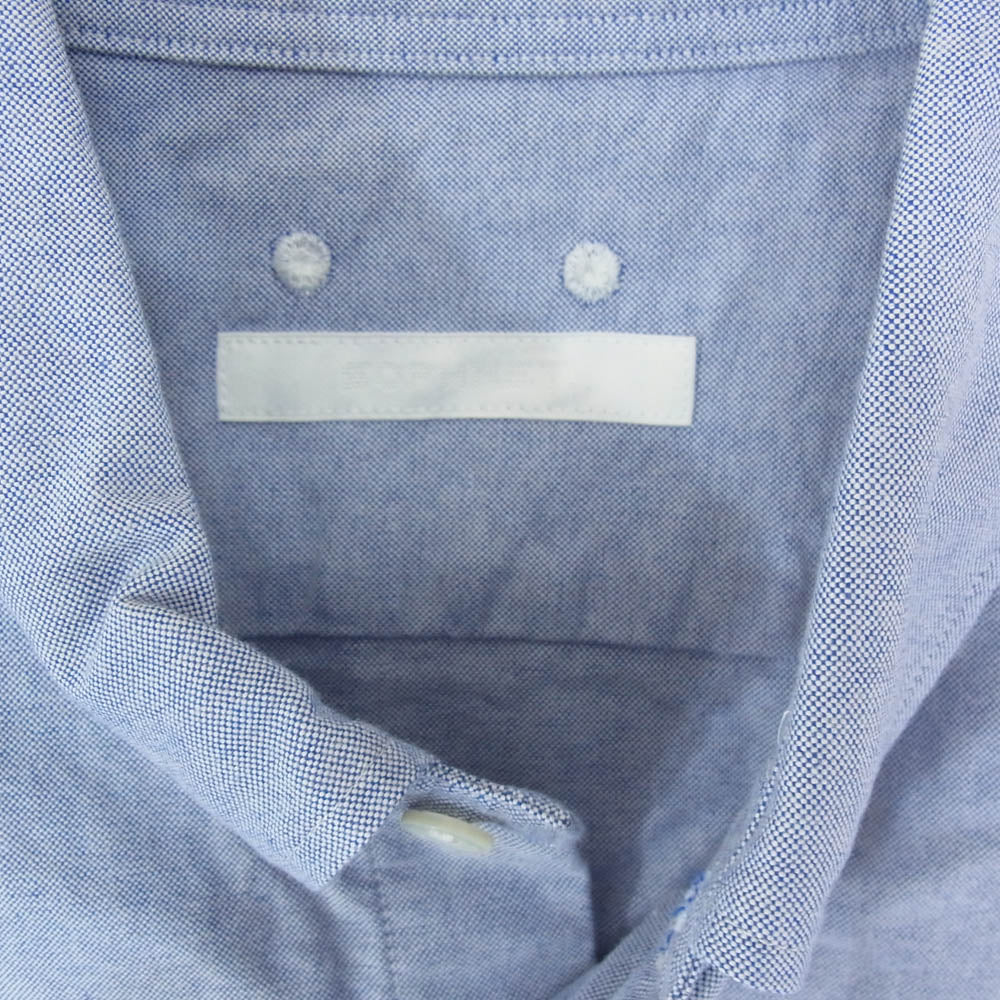 SOPHNET. ソフネット 26SS SPNT-260002 CHECK PANELED B.D SHIRT オンブレチェック切り替え ボタンダウン シャツ ブルー系 4【新古品】【未使用】【中古】