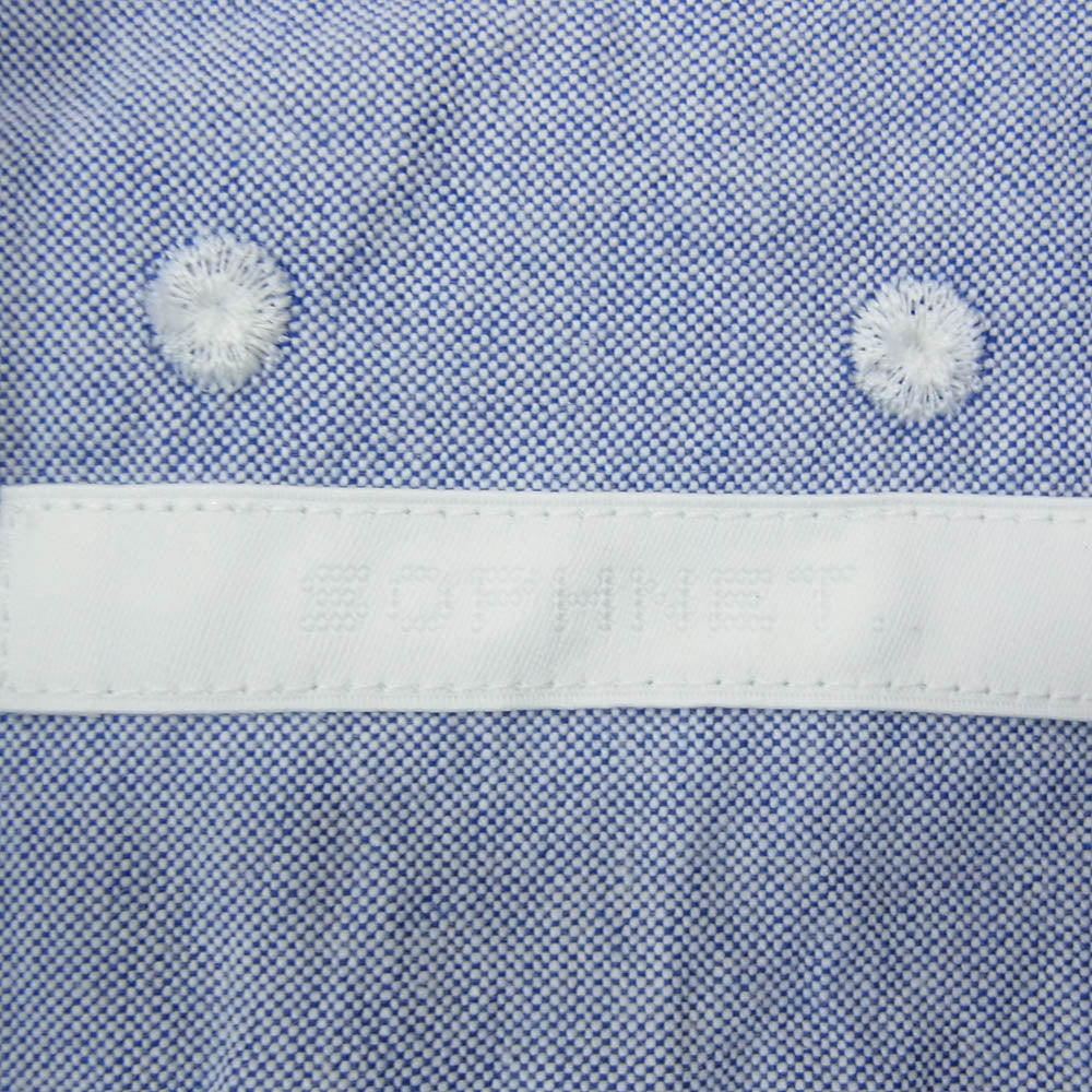 SOPHNET. ソフネット 26SS SPNT-260002 CHECK PANELED B.D SHIRT オンブレチェック切り替え ボタンダウン シャツ ブルー系 4【新古品】【未使用】【中古】