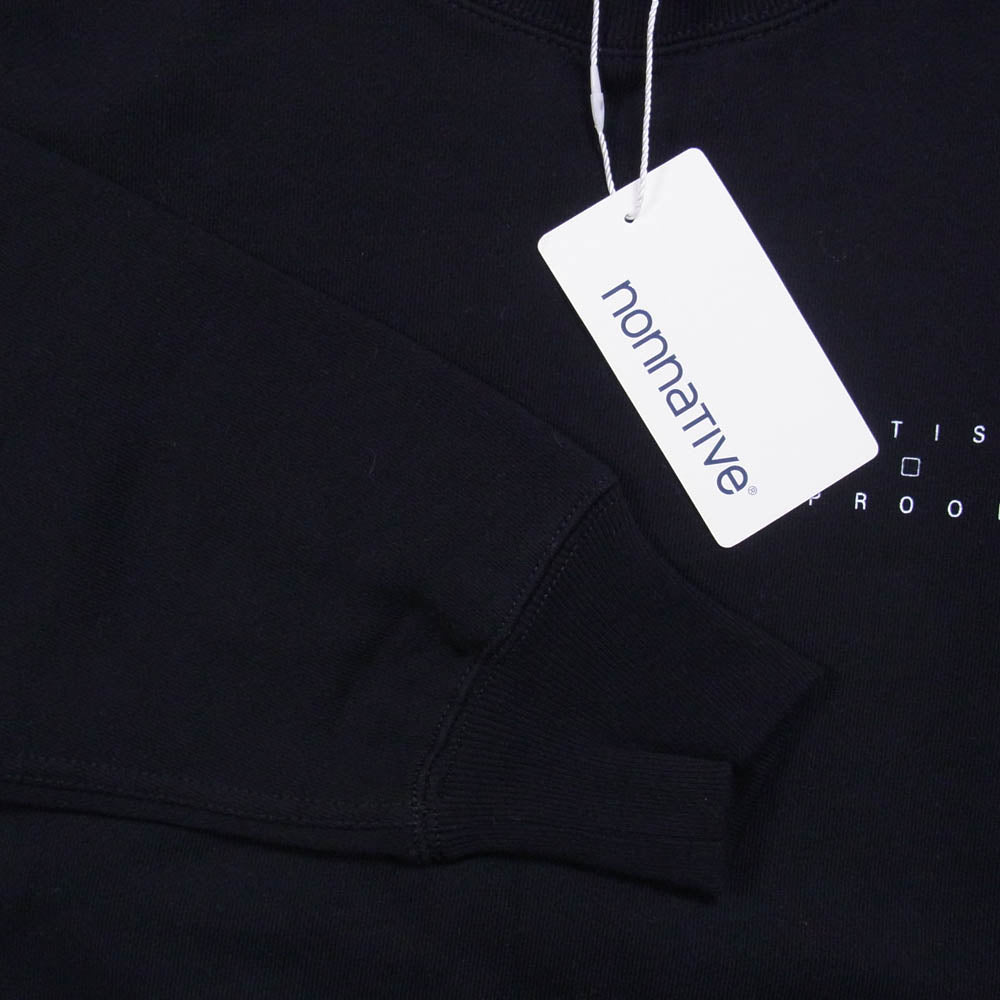 FRAGMENT DESIGN フラグメントデザイン NN-C4651 FRGMT ARTIST PROOF アーティストプルーフ nonnative ノンネイティブ Native Melody SWEATSHIRT LS クルー スウェット ブラック系 L【新古品】【未使用】【中古】