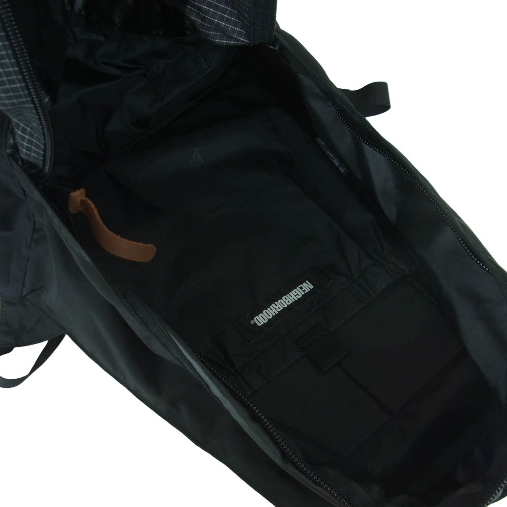 NEIGHBORHOOD ネイバーフッド GREGORY グレゴリー DAYPACK リフレクティブ リップストップ デイパック リュック ブラック系【美品】【中古】