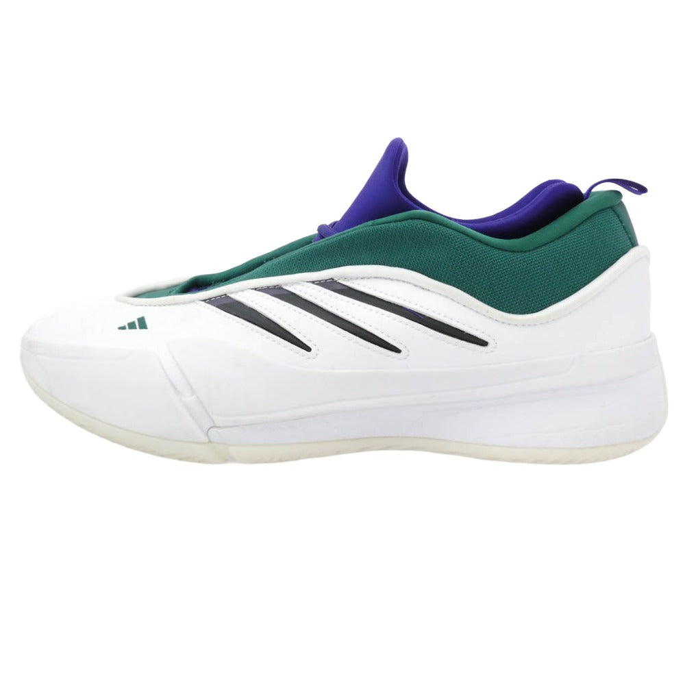 adidas アディダス IG6603 Dame 9 Low Trainers デイム トレーナー スニーカー マルチカラー系 ホワイト系 27.5cm【中古】