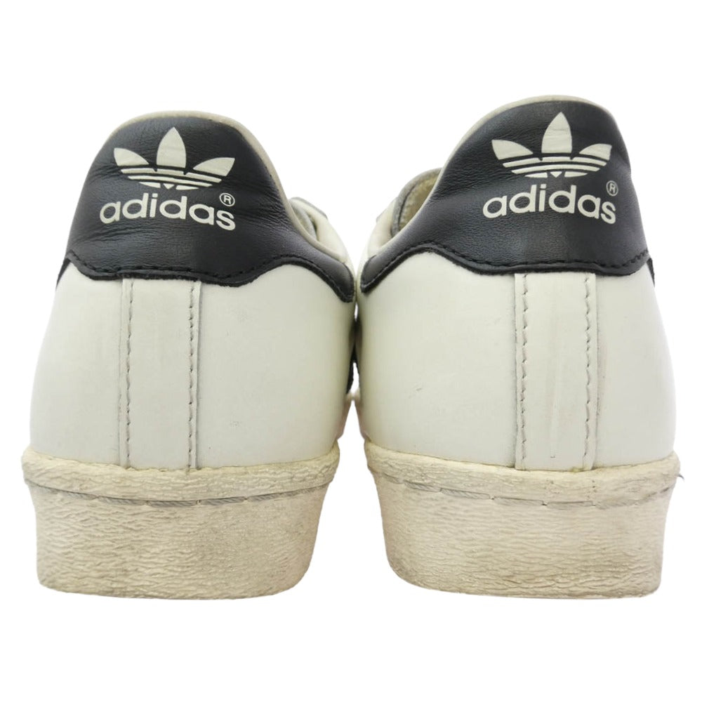 adidas アディダス B25963 SUPER STAR 80s VINTAGE DX スーパースター ヴィンテージデラックス スニーカー ホワイト系 ブラック系 28cm【中古】