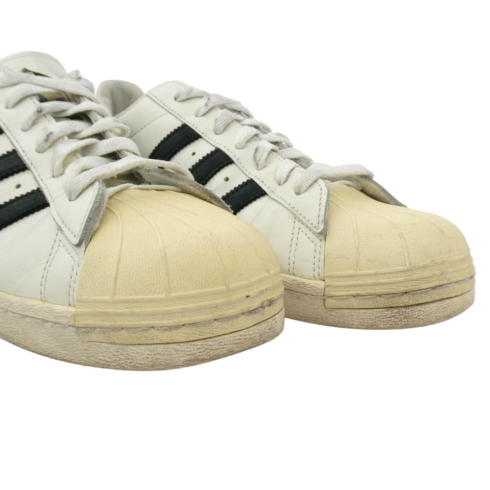 adidas アディダス B25963 SUPER STAR 80s VINTAGE DX スーパースター ヴィンテージデラックス スニーカー ホワイト系 ブラック系 28cm【中古】