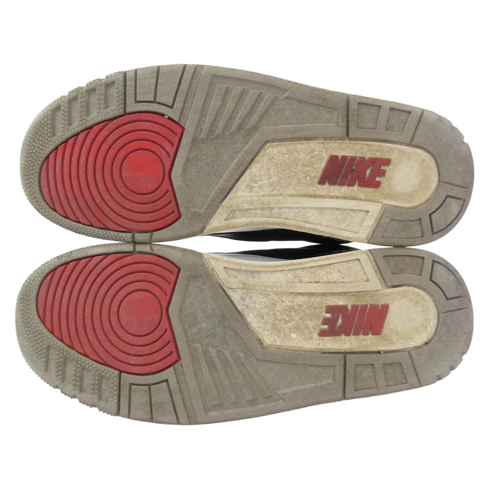 NIKE AIR JORDAN ナイキ ジョーダン 854262-001 Air Jordan 3 Retro OG AJ3 Black Cement エアジョーダン レトロ ブラックセメント スニーカー マルチカラー系 ブラック系 グレー系 27.5cm【中古】