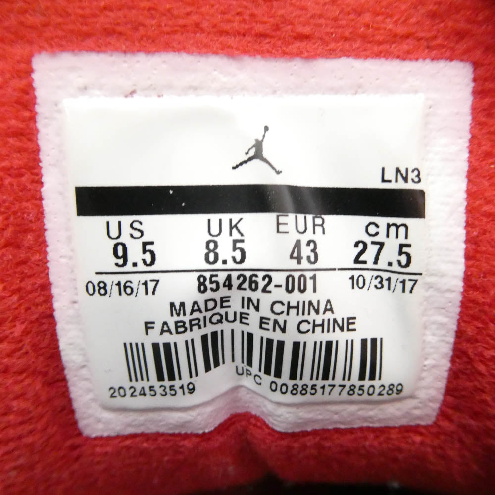 NIKE AIR JORDAN ナイキ ジョーダン 854262-001 Air Jordan 3 Retro OG AJ3 Black Cement エアジョーダン レトロ ブラックセメント スニーカー マルチカラー系 ブラック系 グレー系 27.5cm【中古】