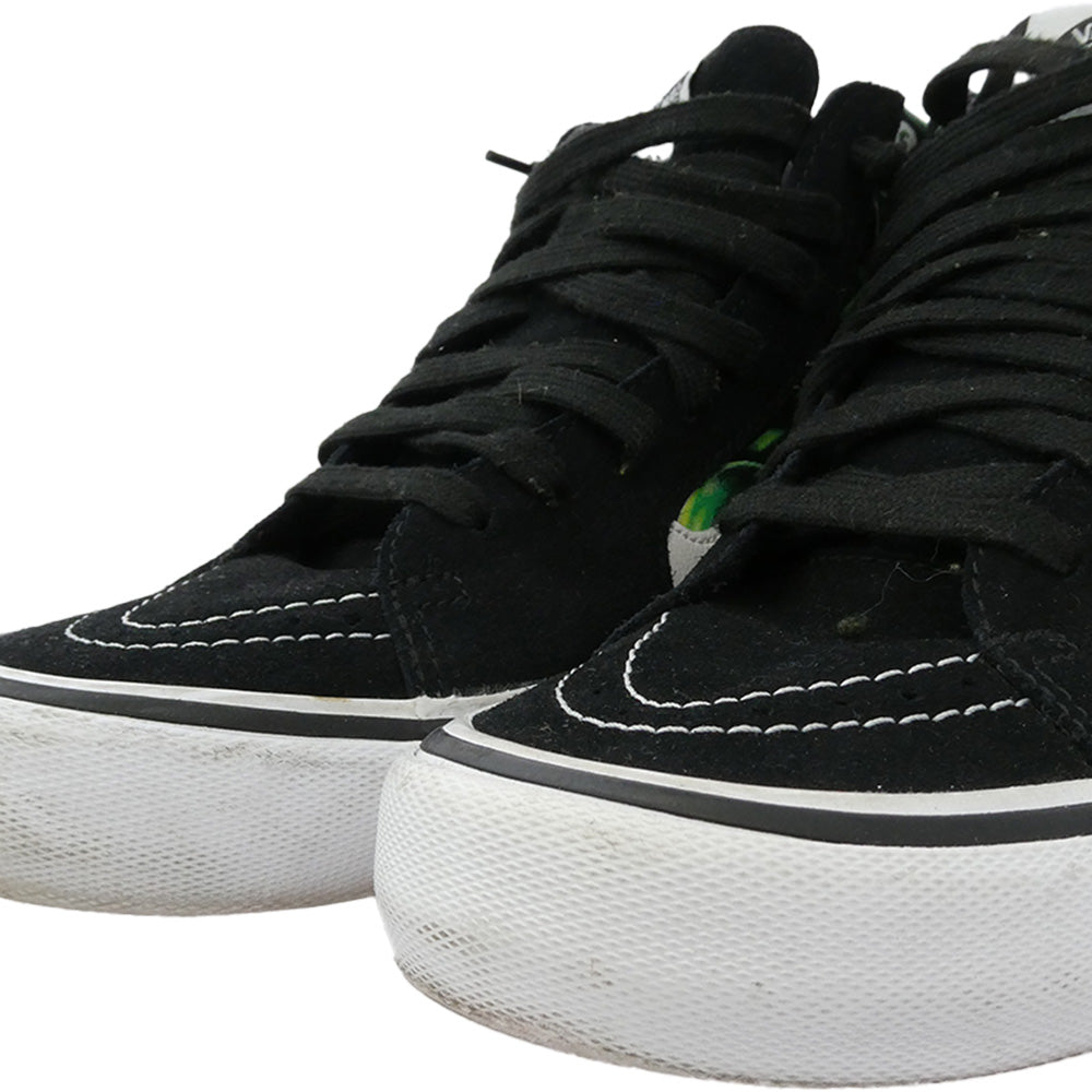 Supreme シュプリーム 18SS × VANS バンズ Skull Pile SK8-Hi スカル パイル スケート ハイカット スニーカー ブラック系 26cm【中古】