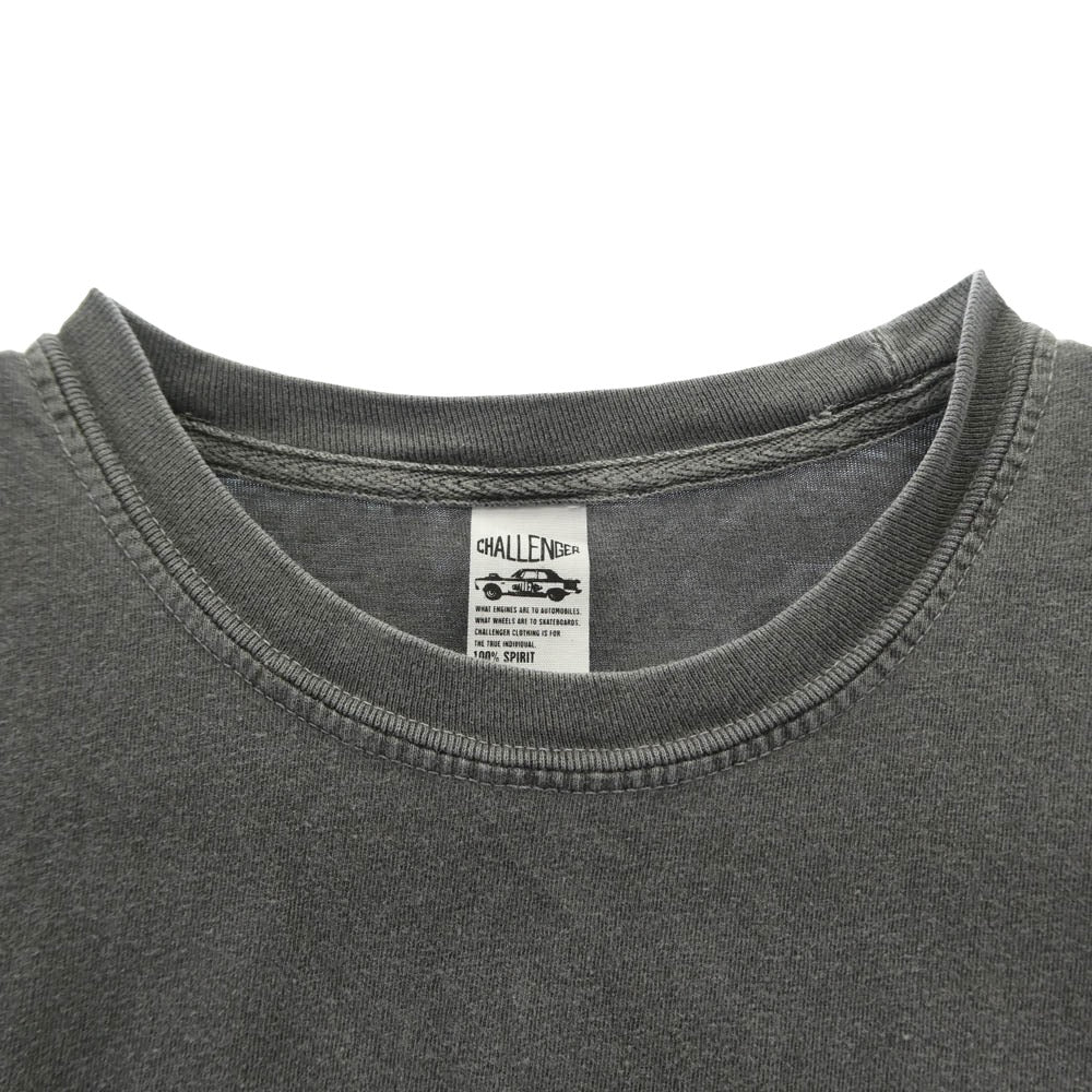 CHALLENGER チャレンジャー CLG-TS 021-050 蔦屋代官山限定 No.2 FIRE TEE ファイヤー 半袖 Tシャツ チャコール系 L【中古】