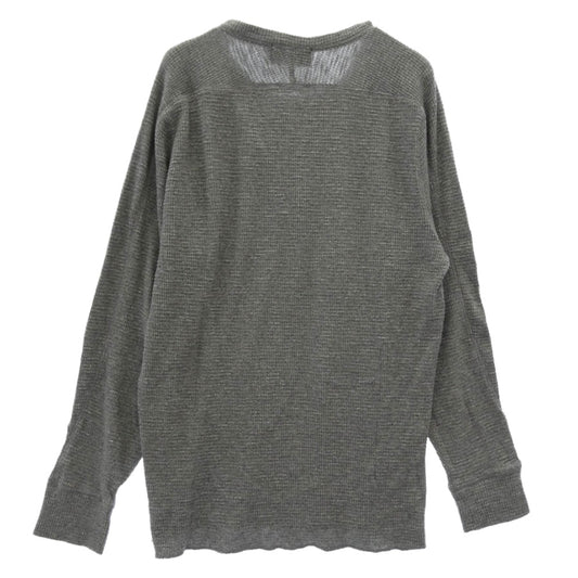 RRL ダブルアールエル RL-747 ワッフル サーマル カットソー 長袖Tシャツ グレー系 L【中古】