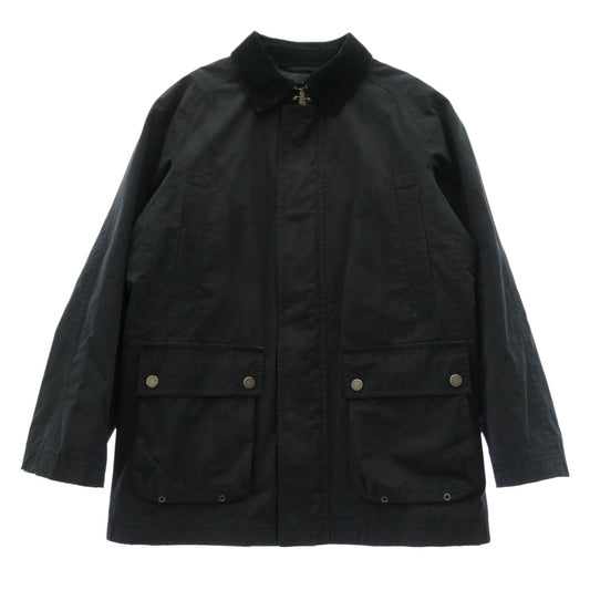 Mackintosh マッキントッシュ G1F20-210-09 ウールライナー付き 裏地チェック柄 襟コーデュロイ ジャケット ブラック系 L【中古】