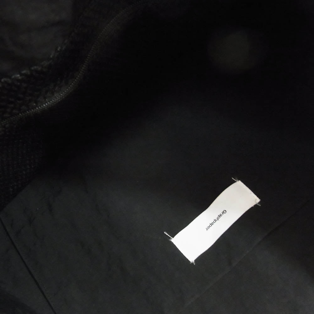 GRAPHPAPER グラフペーパー × ERA. Cooking Coat Bag 巾着 コートバッグ ブラック系【中古】