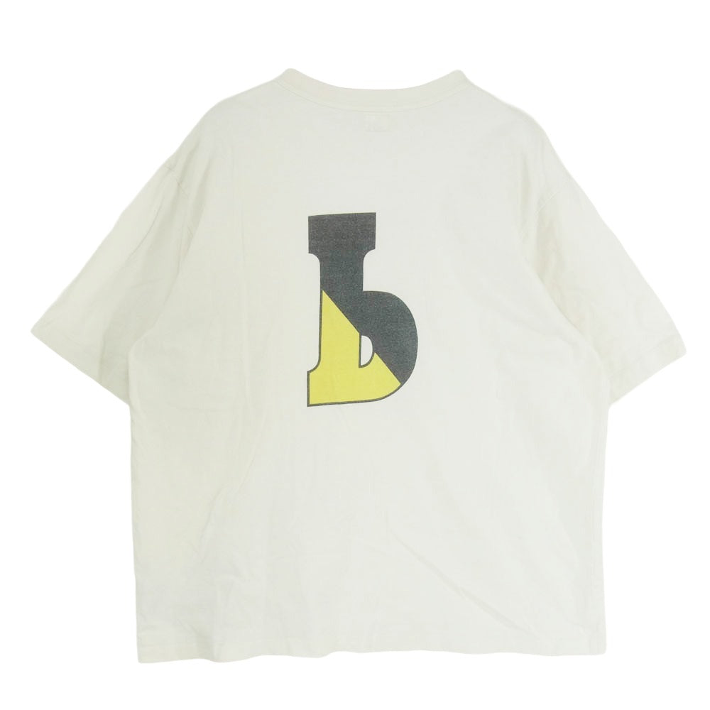 blurhms ブラームス 24SS bROOTS24S27 ROOTSTOCK ルーツストック 半袖Tシャツ プリントTシャツ オフホワイト系 3【中古】