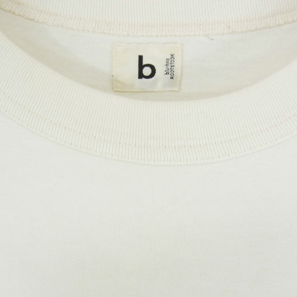 blurhms ブラームス 24SS bROOTS24S27 ROOTSTOCK ルーツストック 半袖Tシャツ プリントTシャツ オフホワイト系 3【中古】