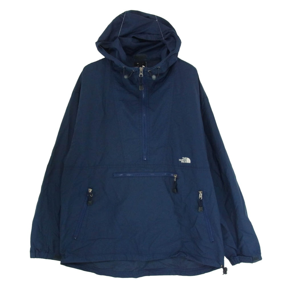 THE NORTH FACE ノースフェイス NP-2312 90s COMPACT ANORAK コンパクト アノラック ナイロンジャケット ネイビー系 L【中古】