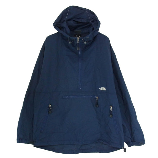 THE NORTH FACE ノースフェイス NP-2312 90s COMPACT ANORAK コンパクト アノラック ナイロンジャケット ネイビー系 L【中古】