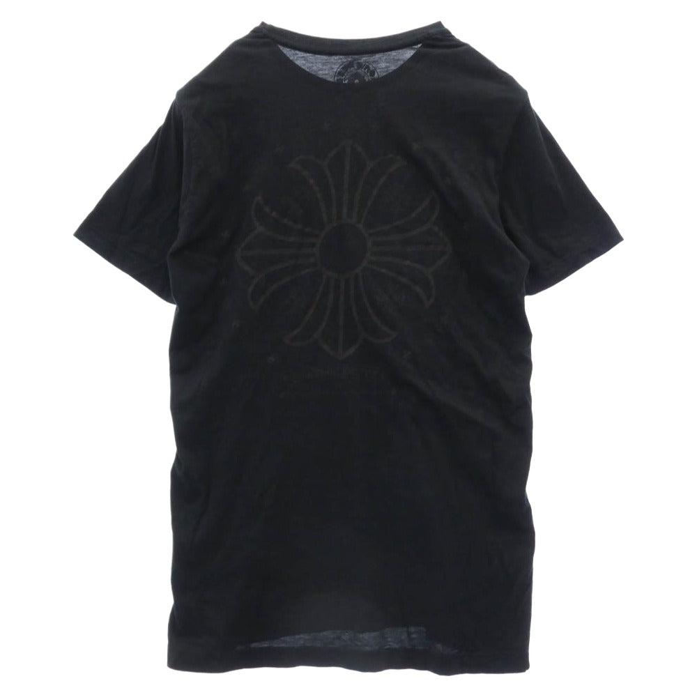 CHROME HEARTS クロムハーツ（原本無） CH PLUS CHプラス プリント 半袖 Tシャツ カットソー ブラック系 サイズ表記無し【中古】