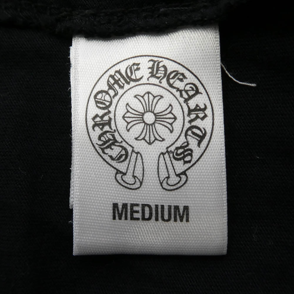 CHROME HEARTS クロムハーツ（原本無） CH PLUS CHプラス プリント 半袖 Tシャツ カットソー ブラック系 サイズ表記無し【中古】