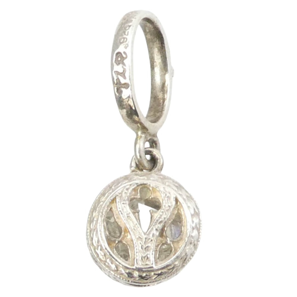 Loree Rodkin ローリーロドキン ジルコニア ペンダントトップ シルバー系【中古】