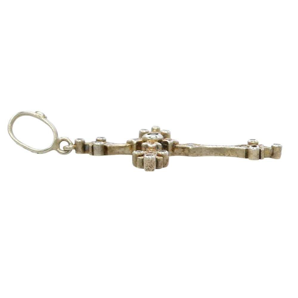 Loree Rodkin ローリーロドキン クロス ペンダントトップ シルバー系 ブルー系【中古】