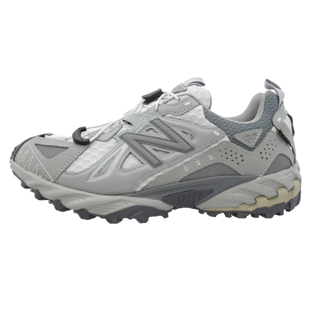 NEW BALANCE ニューバランス 23AW ML610XA 610 GORE-TEX Grey ゴアテックス グレー ローカット ランニング スニーカー グレー系 ホワイト系 24.5cm【極上美品】【中古】