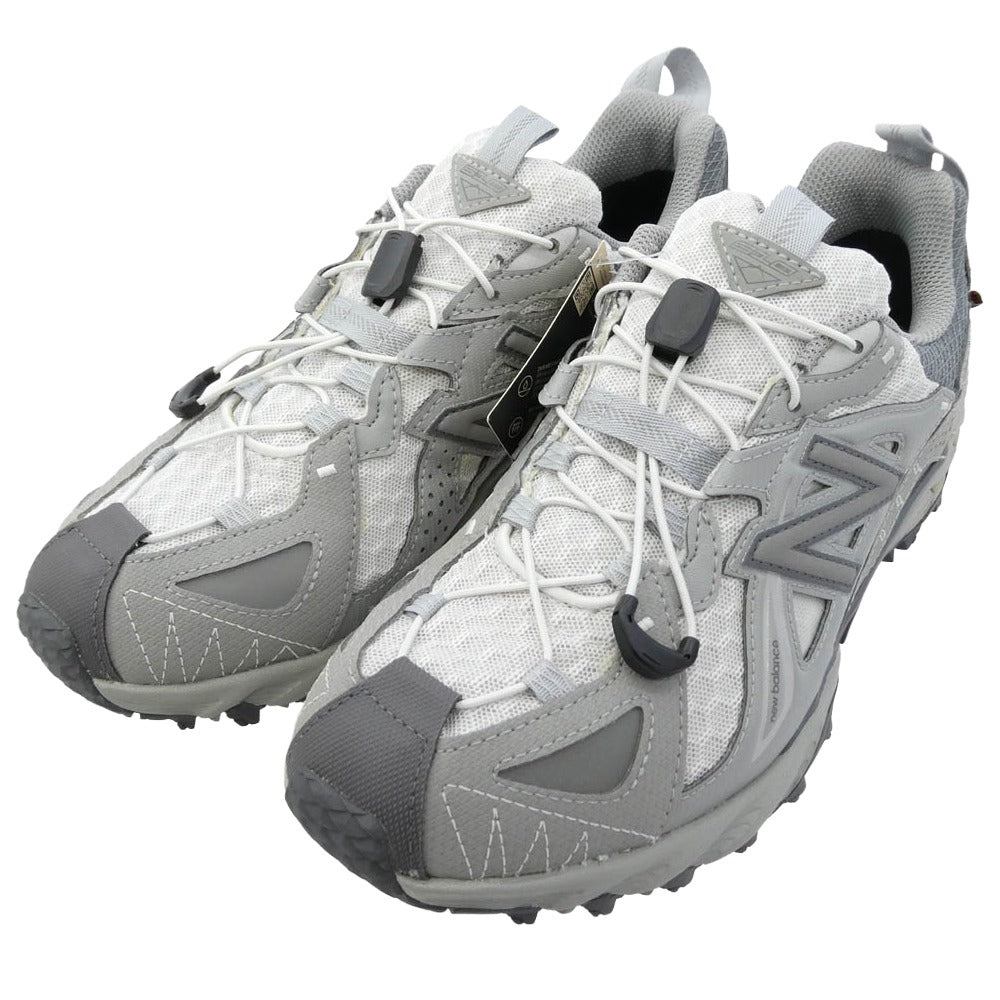 NEW BALANCE ニューバランス 23AW ML610XA 610 GORE-TEX Grey ゴアテックス グレー ローカット ランニング スニーカー グレー系 ホワイト系 24.5cm【極上美品】【中古】