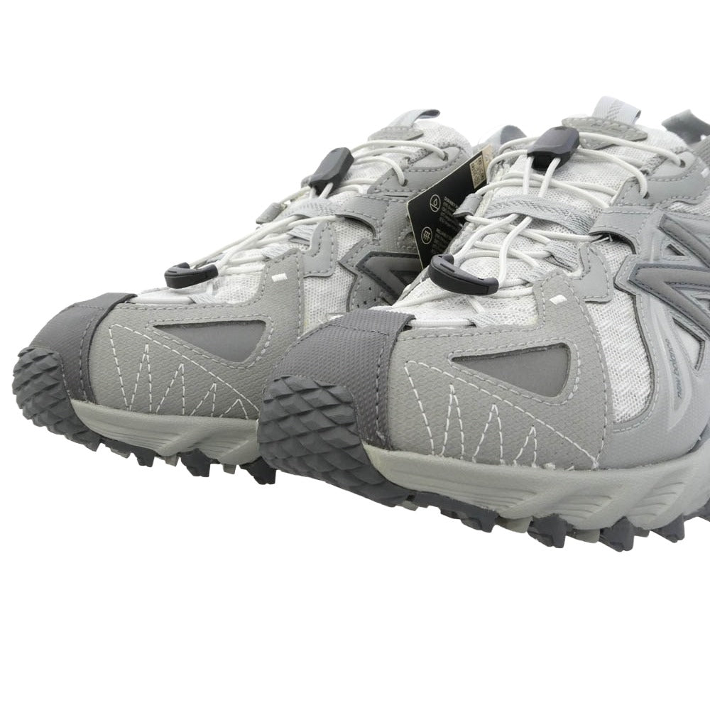 NEW BALANCE ニューバランス 23AW ML610XA 610 GORE-TEX Grey ゴアテックス グレー ローカット ランニング スニーカー グレー系 ホワイト系 24.5cm【極上美品】【中古】