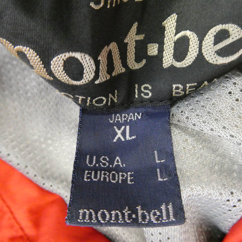 mont-bell モンベル 1102290 ドロワットパーカー GORE-TEX ゴアテックス シンサレート フーディー ジャケット レッド系 XL【中古】
