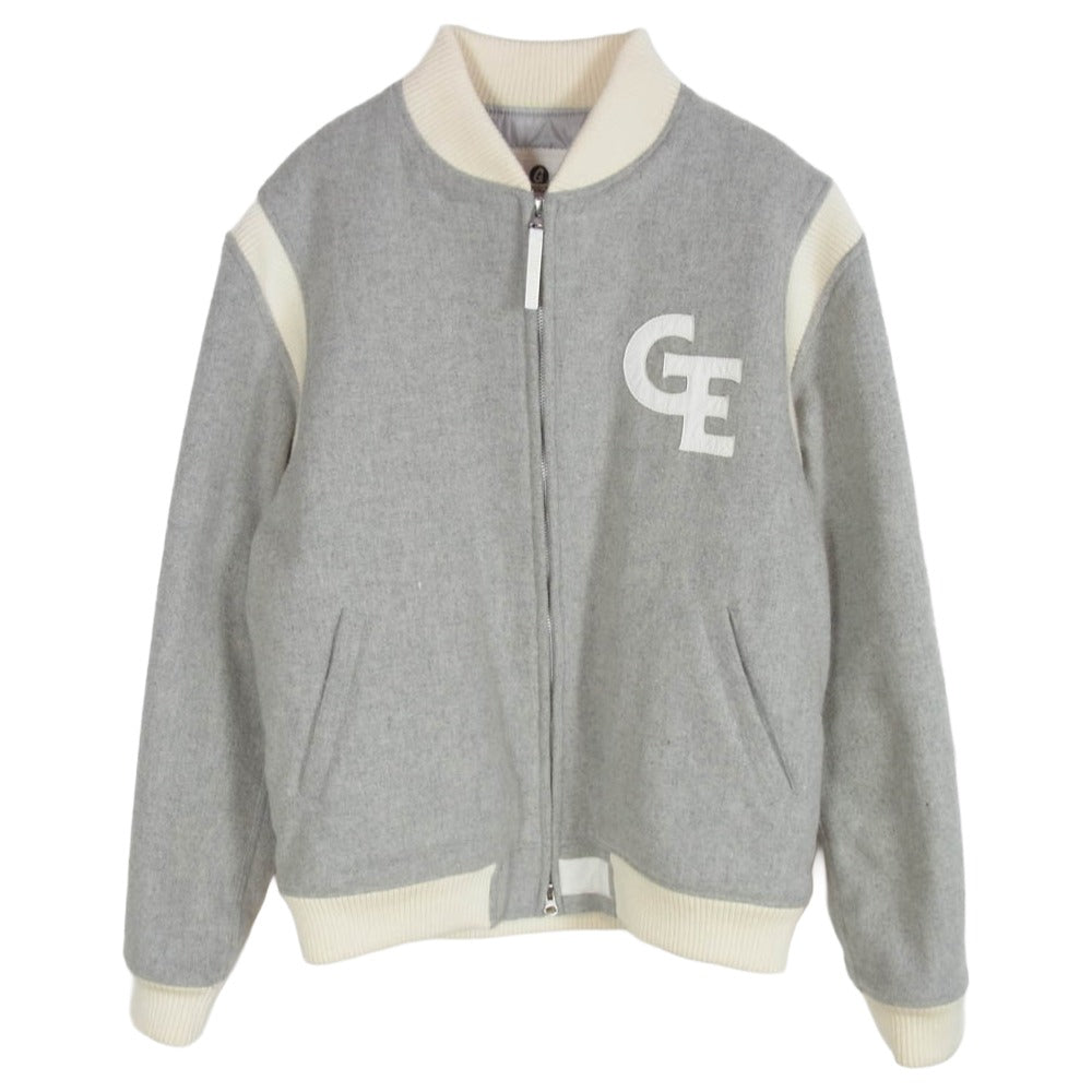 GOODENOUGH グッドイナフ GE-151013 3rd VARSITY JACKET サード ヴァーシティ ジャケット スタジャン グレー系 XL【中古】