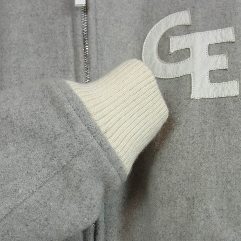 GOODENOUGH グッドイナフ GE-151013 3rd VARSITY JACKET サード ヴァーシティ ジャケット スタジャン グレー系 XL【中古】