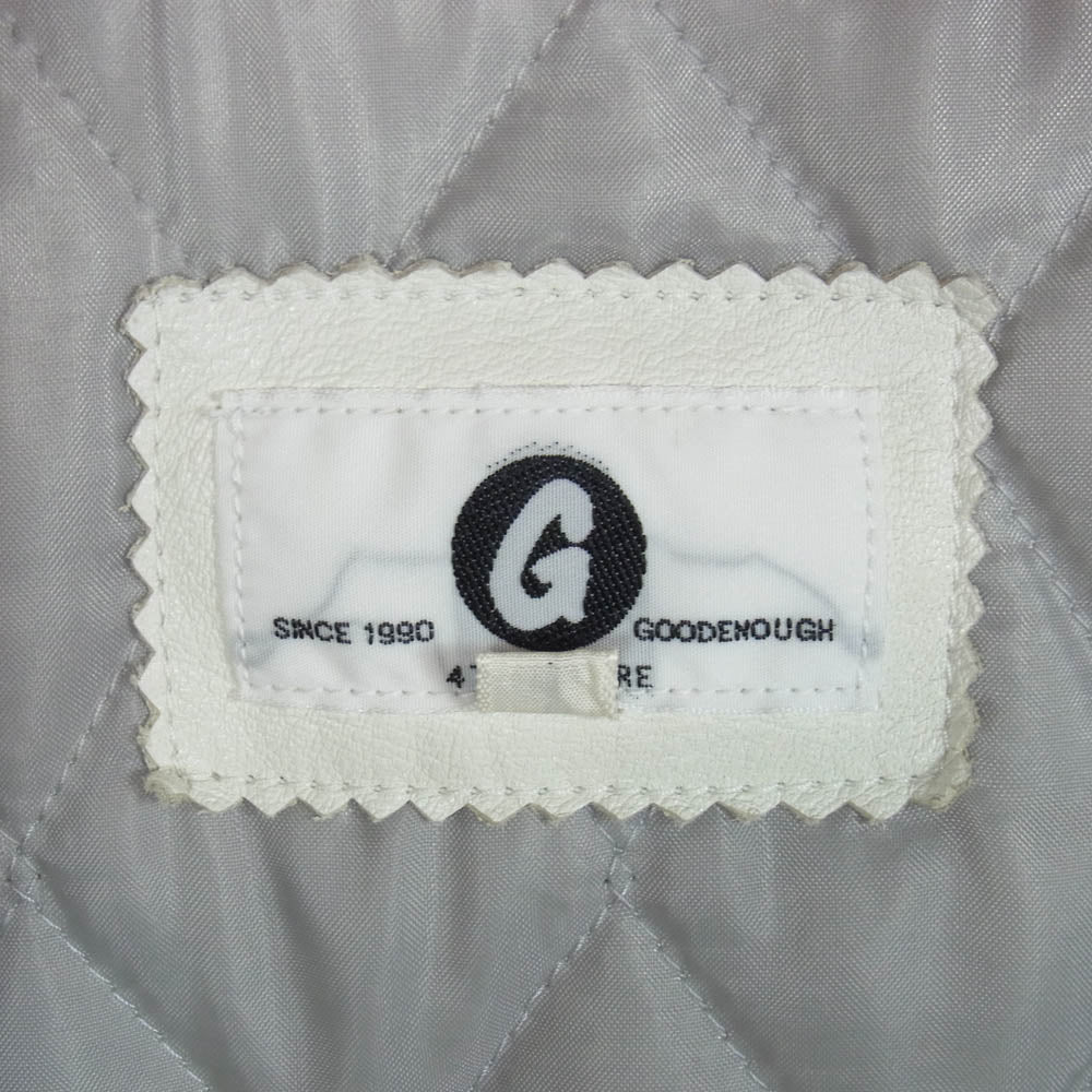 GOODENOUGH グッドイナフ GE-151013 3rd VARSITY JACKET サード ヴァーシティ ジャケット スタジャン グレー系 XL【中古】