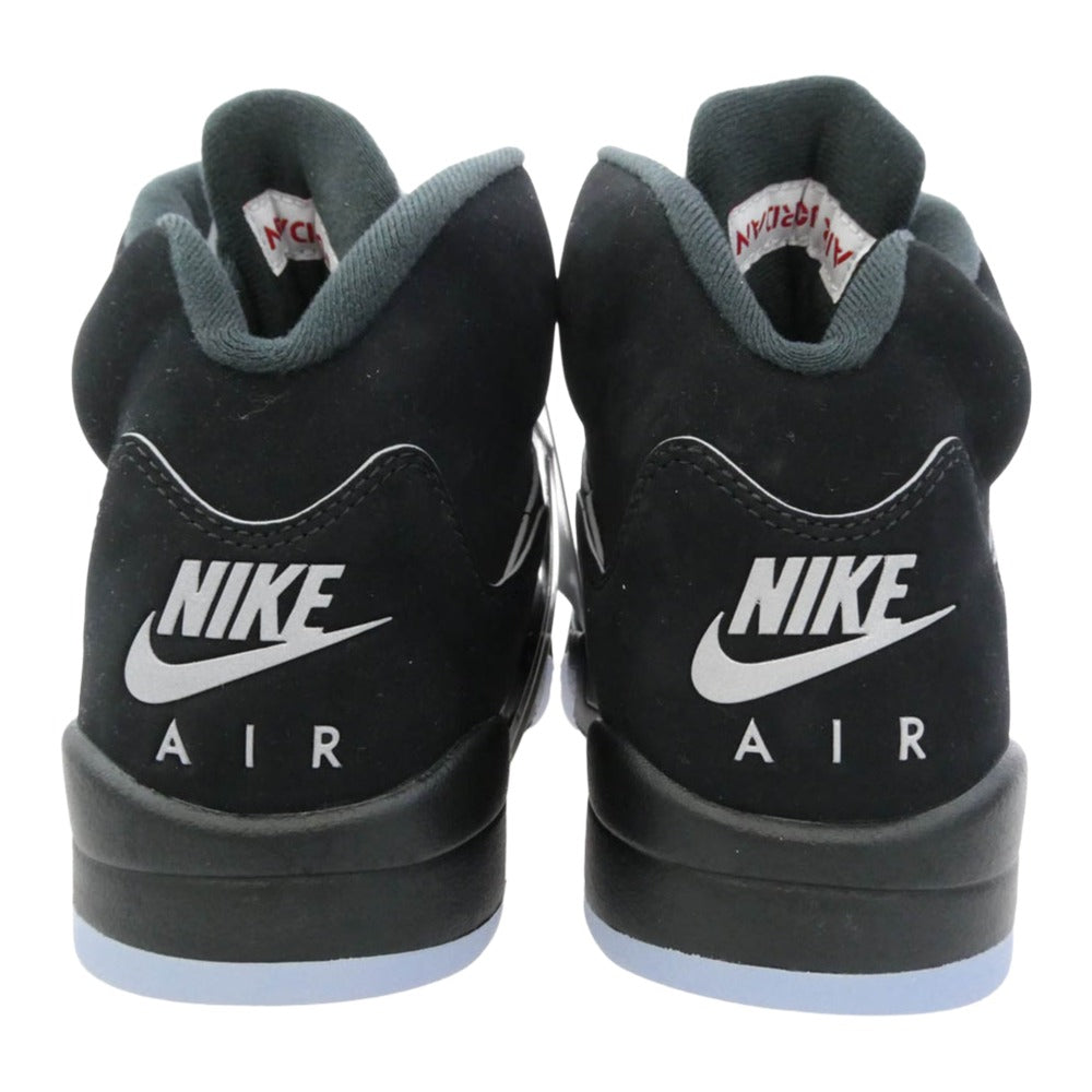 NIKE ナイキ HF3975-001 【フェイクバスターズ鑑定済】 AIR JORDAN 5 RETRO OG エアジョーダン5 レトロ OG Black Metallic Reimagined ブラックメタリック リイマジンド スニーカー ブラック系 28cm【新古品】【未使用】【中古】