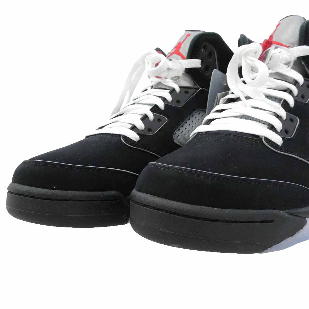 NIKE ナイキ HF3975-001 【フェイクバスターズ鑑定済】 AIR JORDAN 5 RETRO OG エアジョーダン5 レトロ OG Black Metallic Reimagined ブラックメタリック リイマジンド スニーカー ブラック系 28cm【新古品】【未使用】【中古】