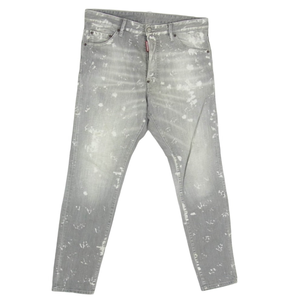 DSQUARED2 ディースクエアード 23aw S74LB1323 S30260 RELAX LONG CROTCH JEANS ボタンフライ ジーンズ デニム パンツ グレー系 38【中古】