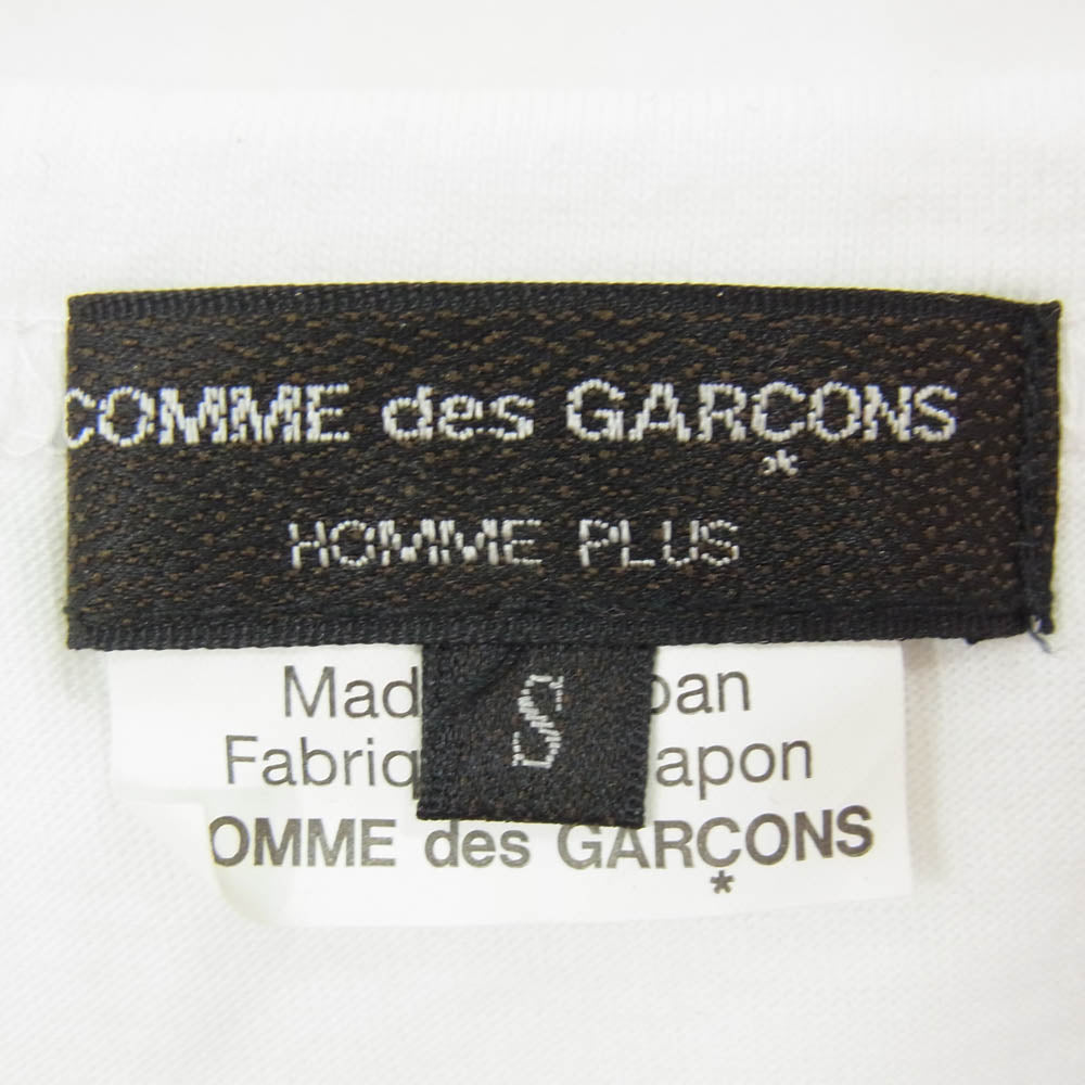 COMME des GARCONS HOMME PLUS コムデギャルソンオムプリュス PA-T016 AD2017 タンクトップ ワンピース カットソー ホワイト系 S【美品】【中古】