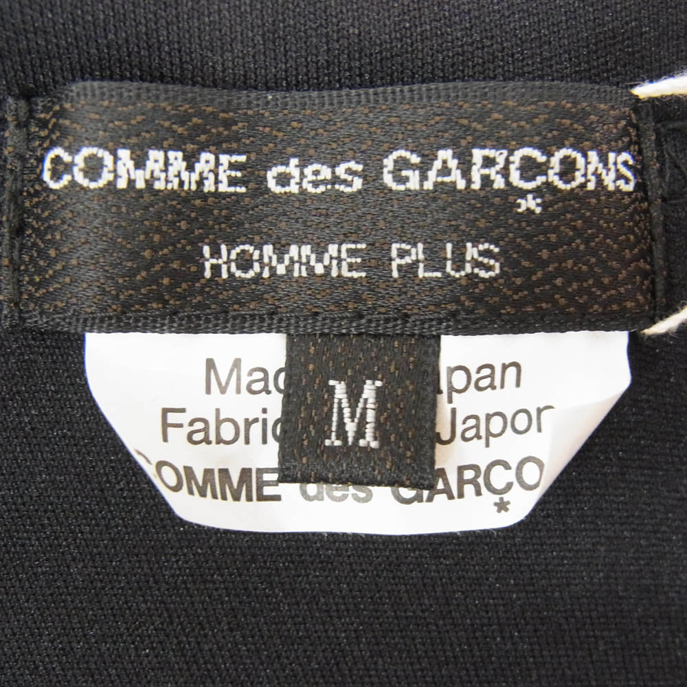 COMME des GARCONS HOMME PLUS コムデギャルソンオムプリュス 22AW PJ-T017 チュール フリル 半袖 Tシャツ カットソー ブラック系 M【美品】【中古】
