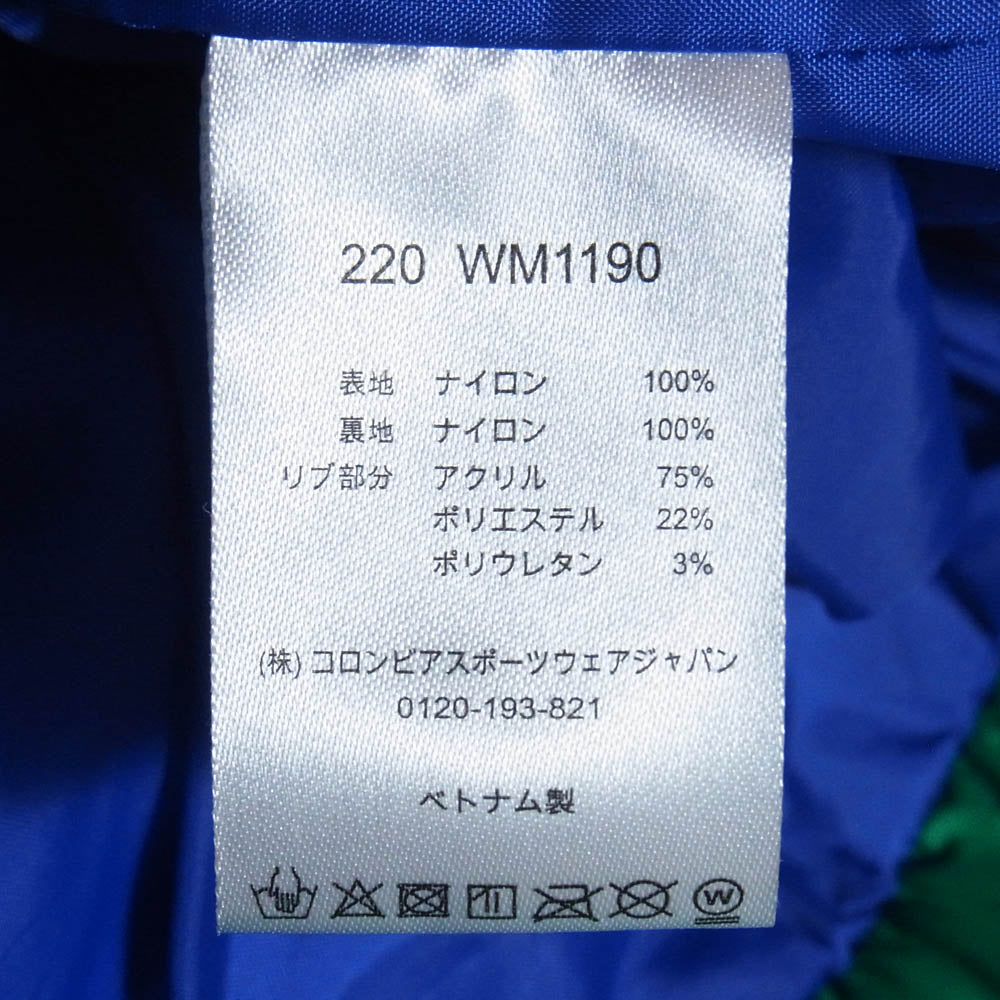 Columbia コロンビア 220 WM1190 Bugaboo 1986 Interchange Jacket バガブー インターチェンジ ジャケット グリーン系 S【中古】