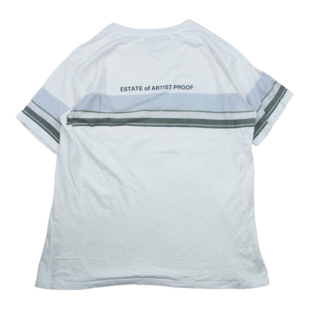 アーティストプルーフ SILkSCREEN PRINT シルクスクリーン 半袖 tシャツ ホワイト系 L【中古】