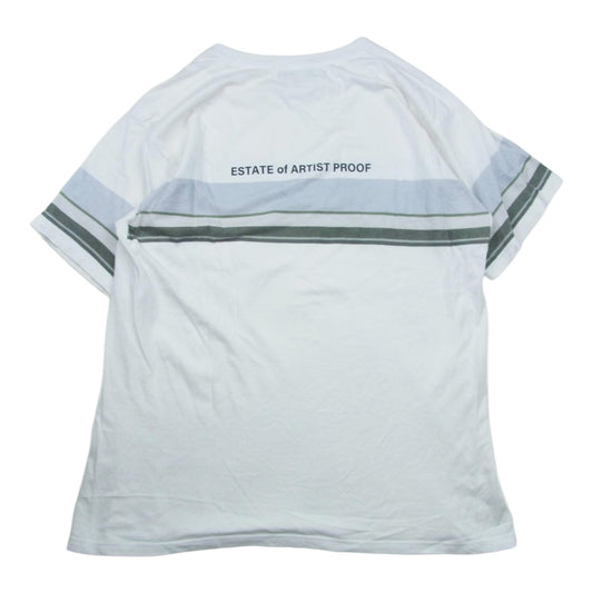 アーティストプルーフ SILkSCREEN PRINT シルクスクリーン 半袖 tシャツ ホワイト系 L【中古】
