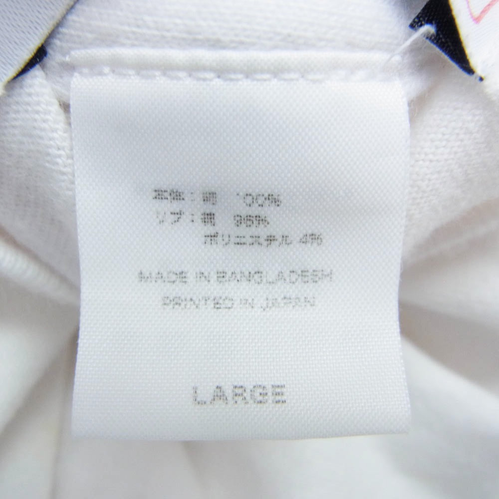 アーティストプルーフ SILkSCREEN PRINT シルクスクリーン 半袖 tシャツ ホワイト系 L【中古】