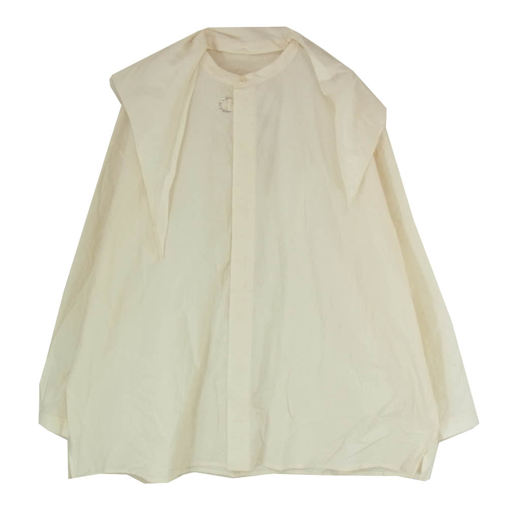 トゥーグッド THE FISHERMAN SHIRT フィッシャー マン 長袖 シャツ オフホワイト系 M【中古】