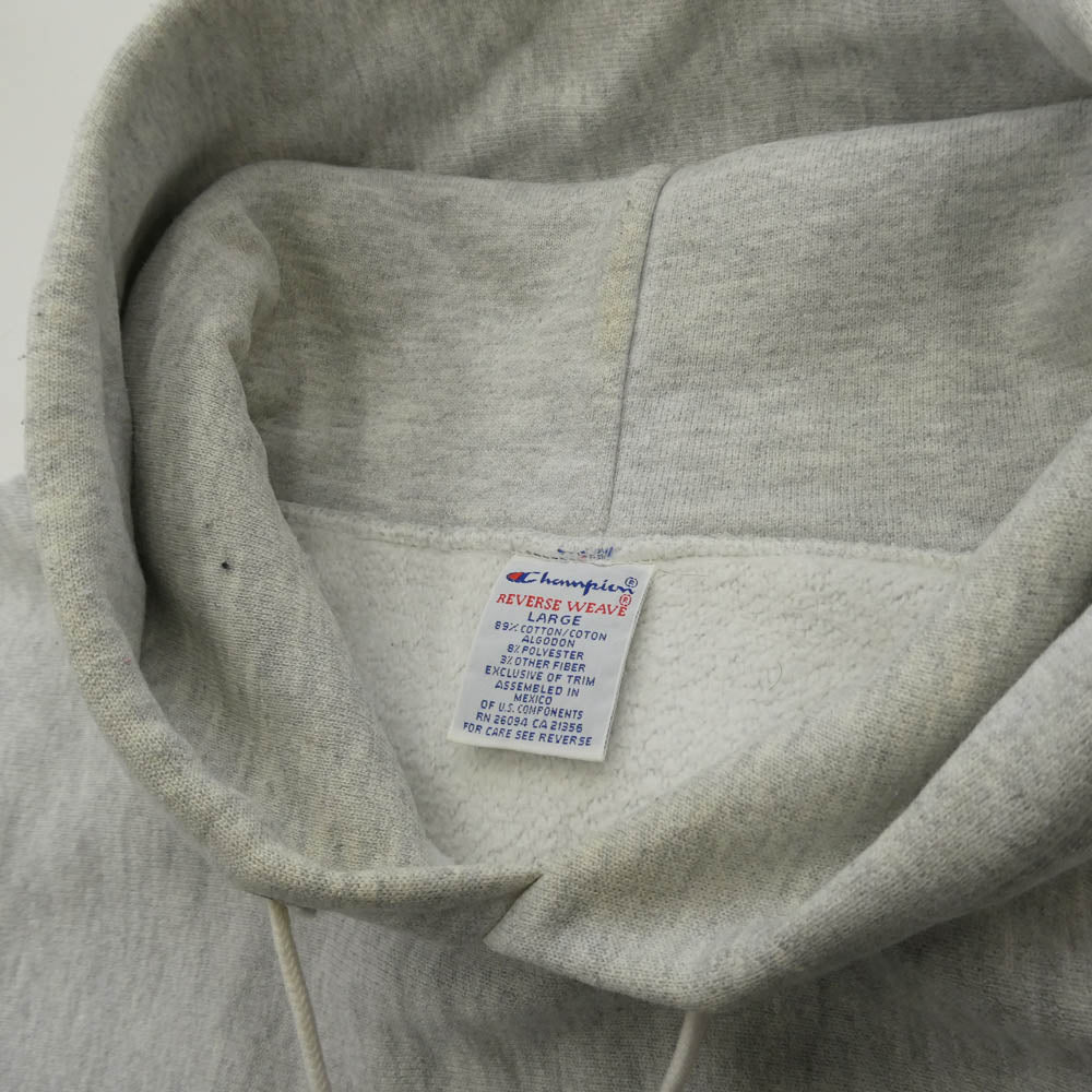 Supreme シュプリーム 90s reverse wave hoodie リバースウィーブ フーディー ロゴ パーカー ホワイト系 L【中古】