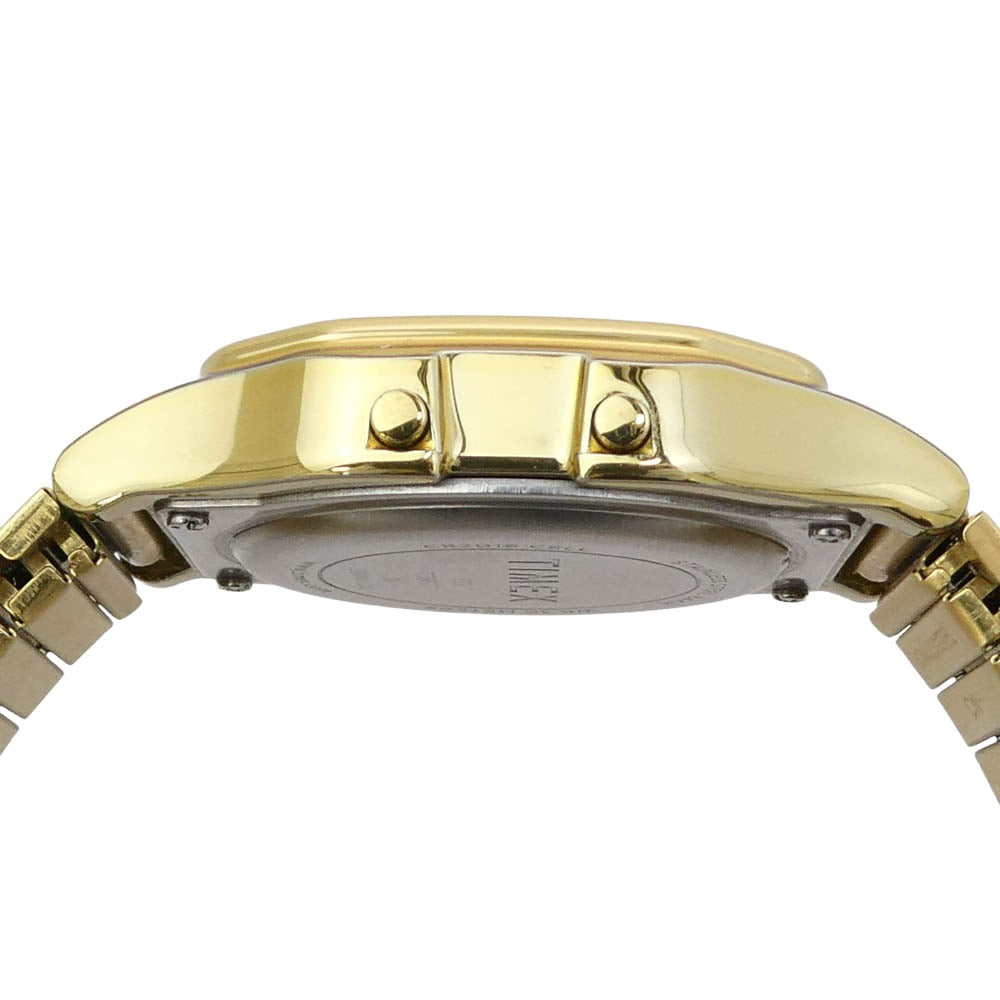 タイメックス T78677　 Classic digital クラシック デジタル 蛇腹 腕時計 ウォッチ ゴールド系【中古】