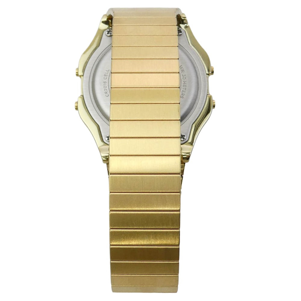 タイメックス T78677　 Classic digital クラシック デジタル 蛇腹 腕時計 ウォッチ ゴールド系【中古】