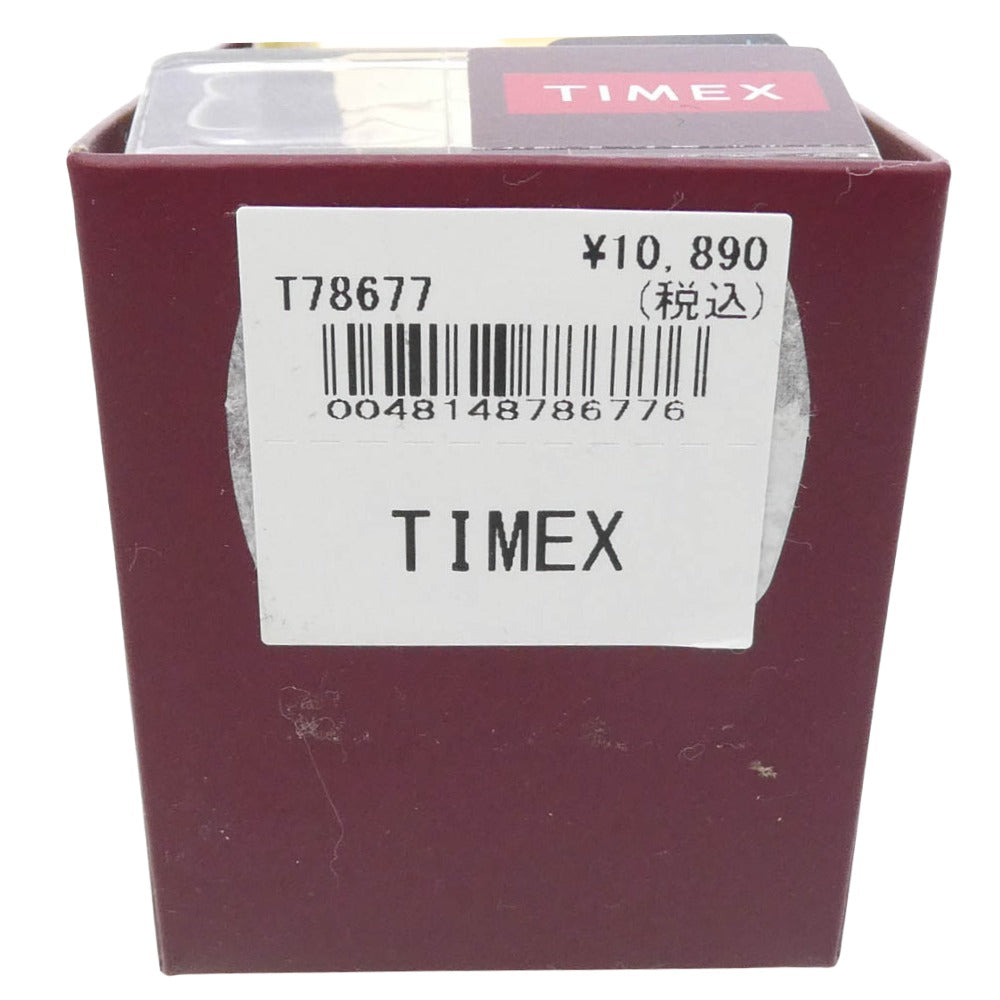 タイメックス T78677　 Classic digital クラシック デジタル 蛇腹 腕時計 ウォッチ ゴールド系【中古】