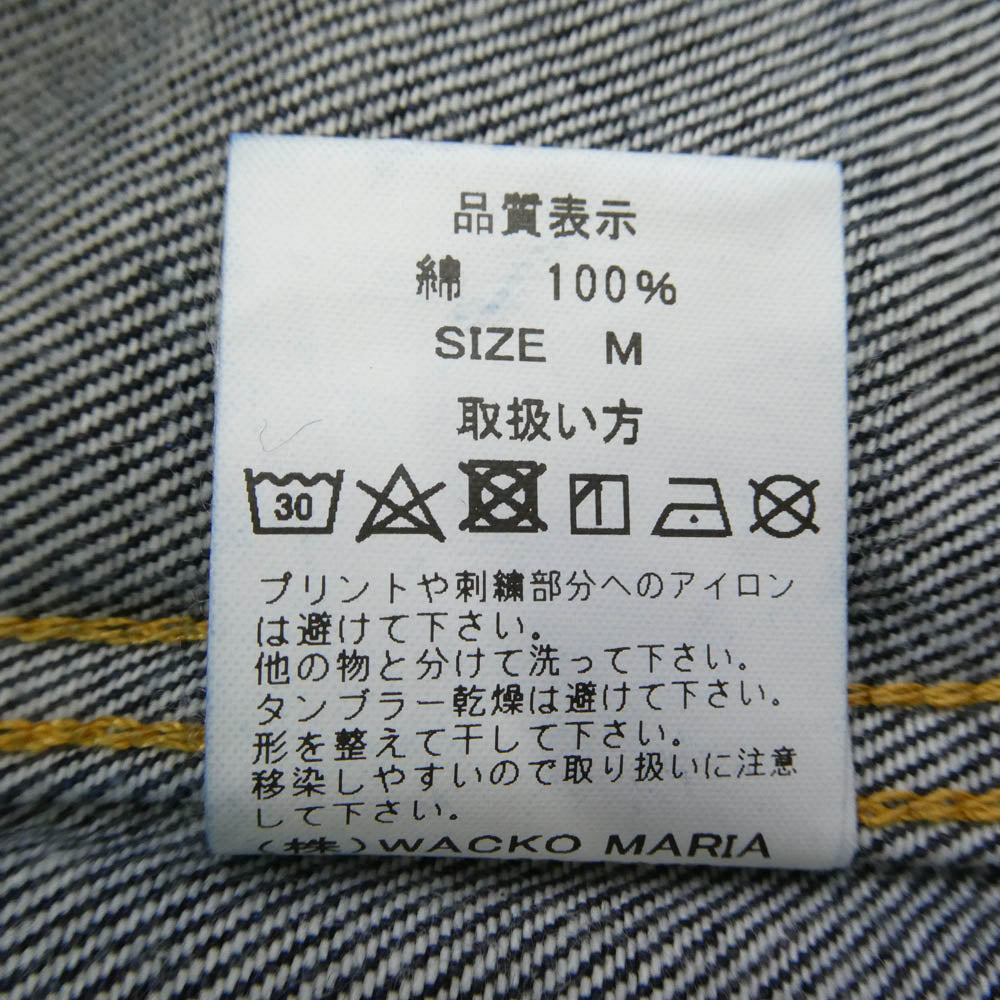 WACKO MARIA ワコマリア 1st デニム トラッカー ジャケット インディゴブルー系 M【中古】