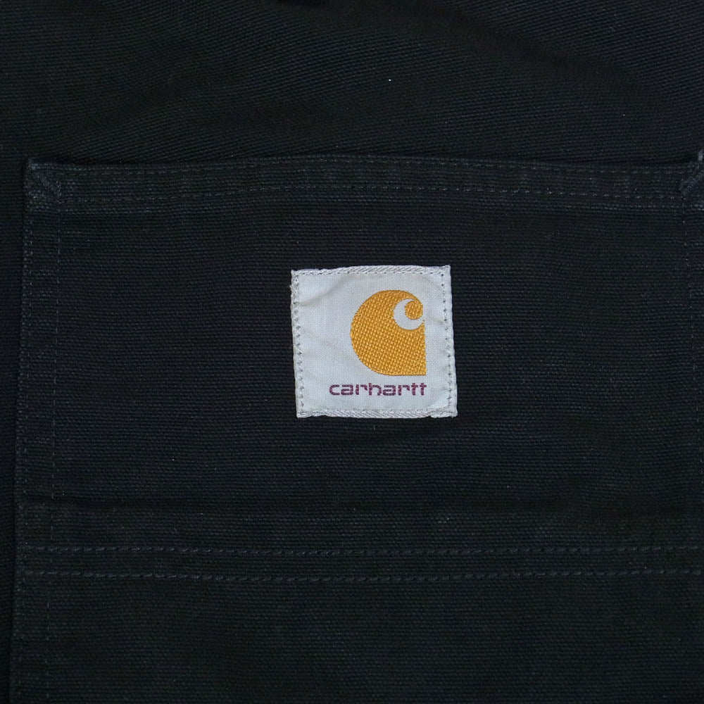Carhartt カーハート 90075 ダブルニー ダック ペインター ワークパンツ ブラック系 32【中古】