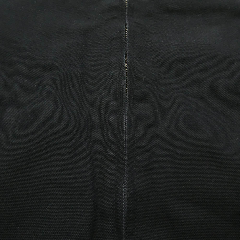 Carhartt カーハート 80418 DETROIT JACKET Blanket Lining 12ozディアボーンキャンバス デトロイト ジャケット ブランケットライニング ブラック ブラック系 L【中古】