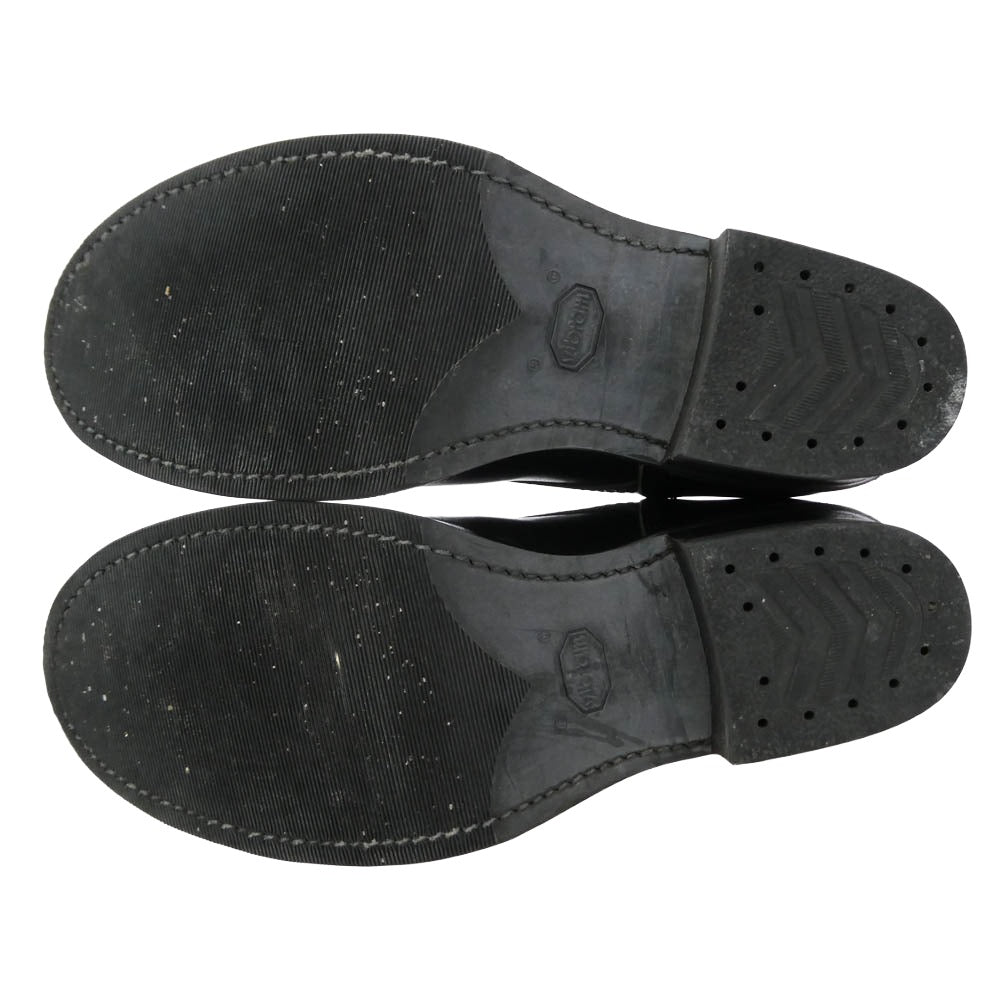 ADDICT CLOTHES アディクトクローズ AB-02CH-ST HORSEHIDE CAP TOE LACE-UP STANDARD ホースハイド キャップトゥ レースアップ スタンダード ブーツ ブラック系 8.5【中古】
