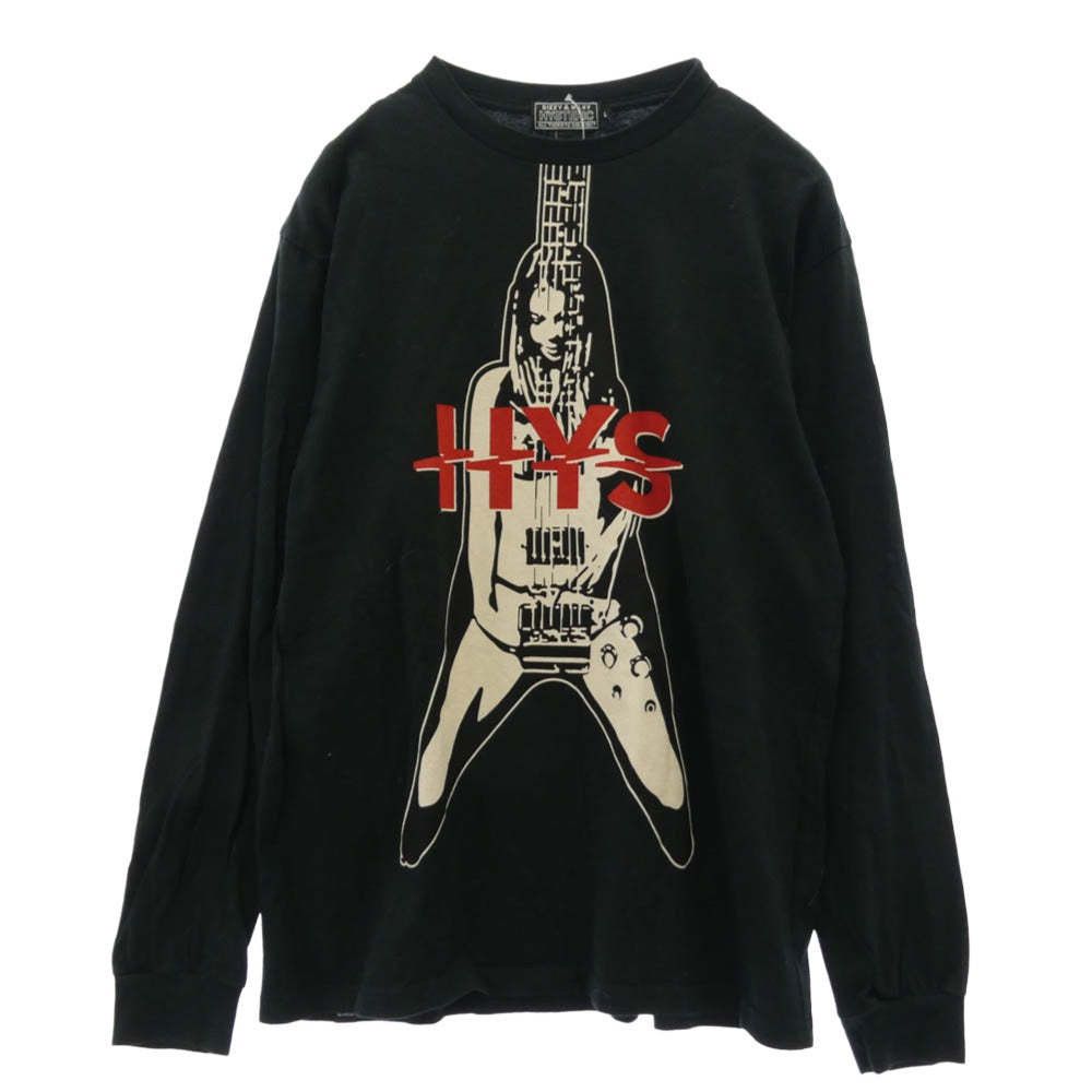 HYSTERIC GLAMOUR ヒステリックグラマー 25AW 02253CL19 FLYING V 長袖 ロングスリーブ Tシャツ カットソー ロンT L【中古】